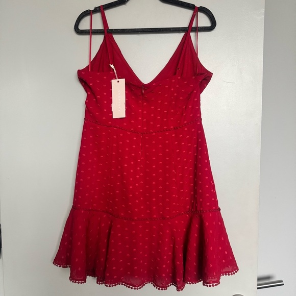 NWT Keepsake the Label Deep Love Dress in Red Crimson Size Large - Picture 3 of 4